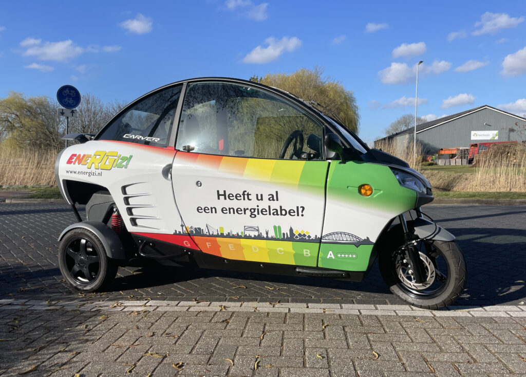 Autobelettering, auto, plakken, folie, wrap, fiets