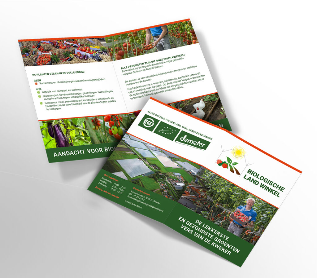 Visitekaart, drukwerk, flyer