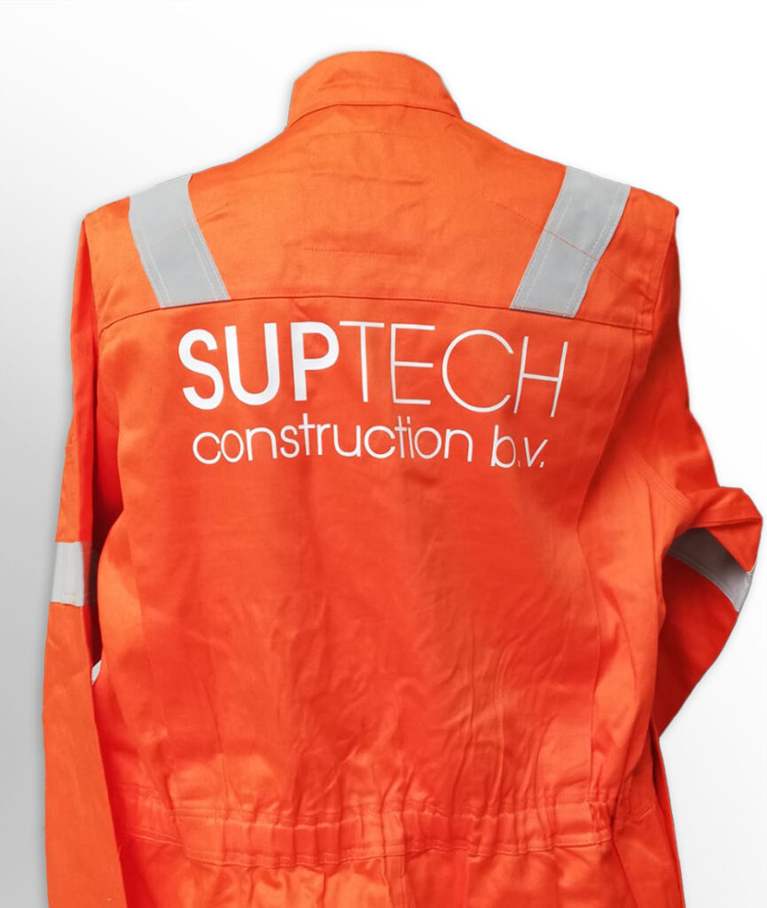Logo, gepersonaliseerd, werk, pak, ketelpak, overall