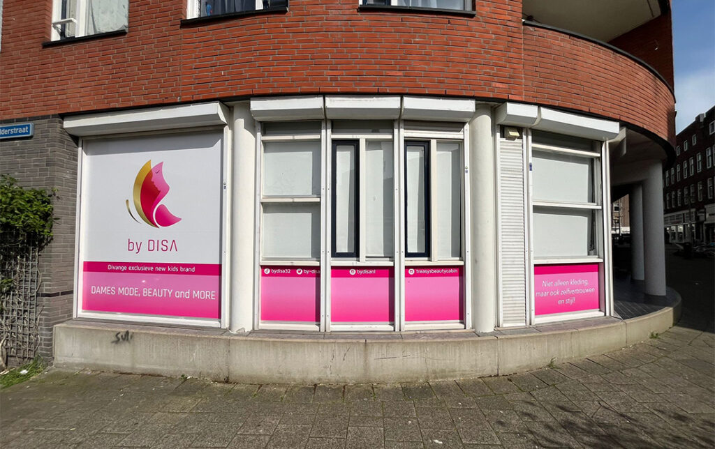 gevel reclame, freesletters, doosletters,