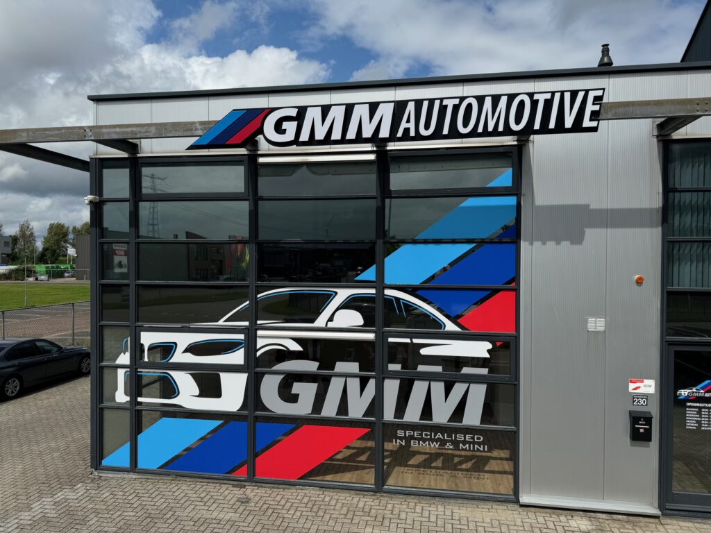 GMM, automotive, auto, gevel reclame, freesletters, doosletters